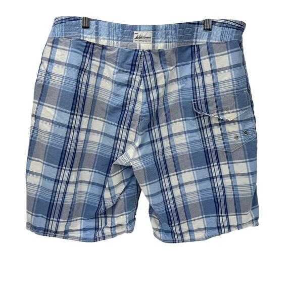 Polo Ralph Lauren Shorts Mens 36 (36x9 ACTUAL) Blue Plaid Board Short Vintage - Picture 3 of 11